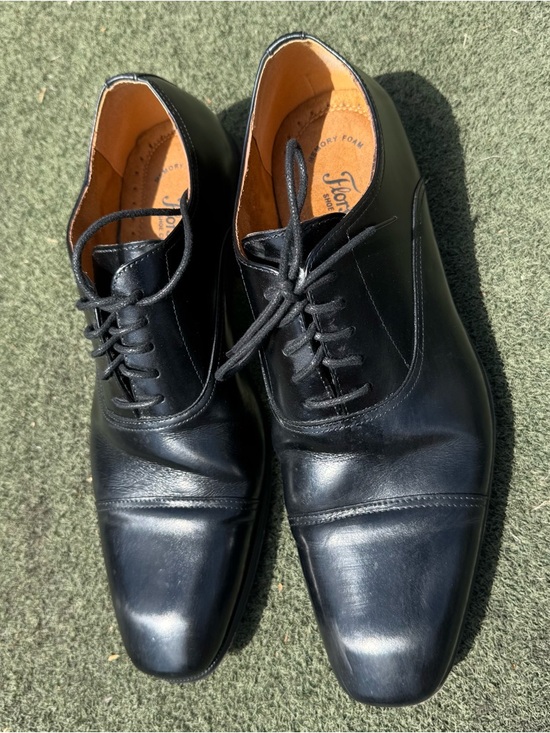 Florsheim Black Leather Cap Toe Dress Shoes Men’s 10.5 main image 8